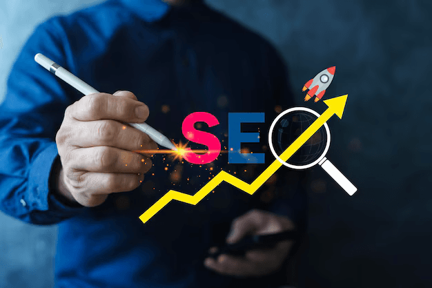 Startup SEO growth chart